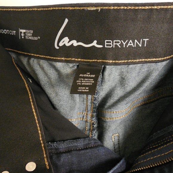 4145....Women's Lane Bryant Bootcut Jeans Size 14A - Picture 5 of 7